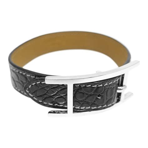 maille hermes bracelet|hermes crocodile bracelet.